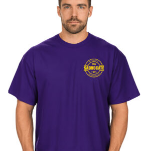 Purple Sadvocate Shirt Gold