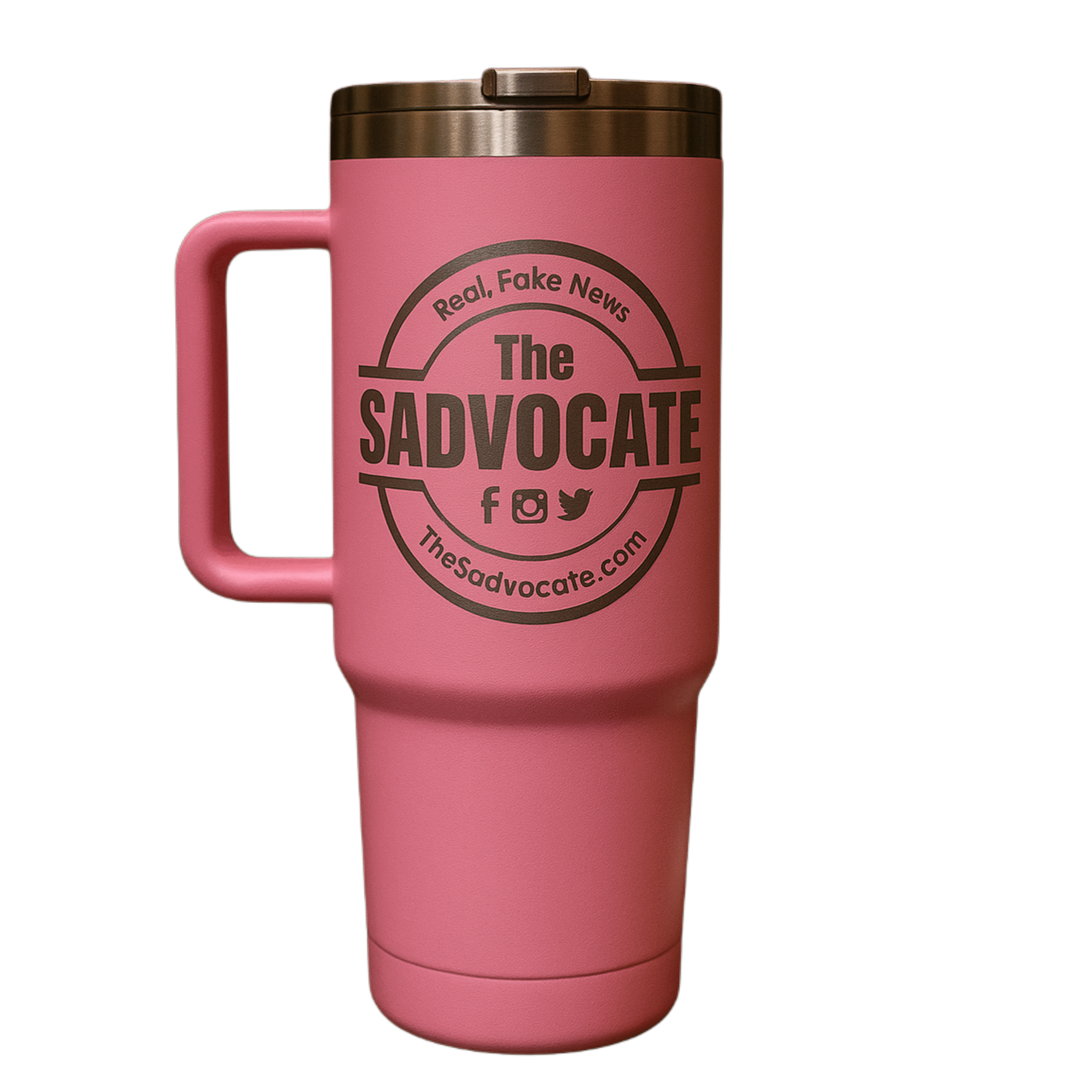 Sadvocate Pink 40oz Tumbler
