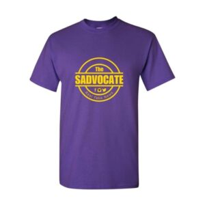 Purple Sadvocate T-shirt