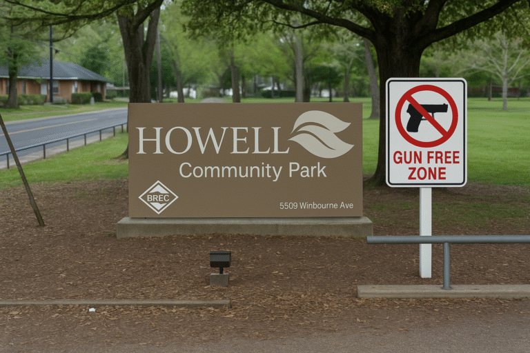 Howell Park Baton Rouge Gun Free Zone The Sadvocate