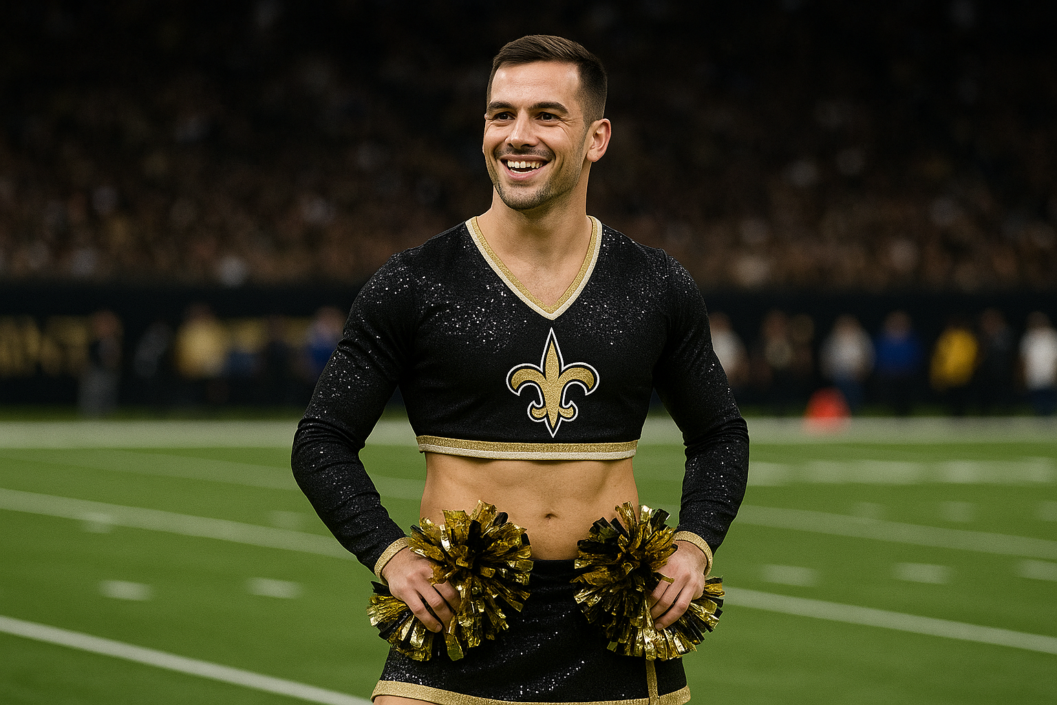 The Saints Cheerleaders Saints Offense New Orleans Louisiana NFL The Sadvocate