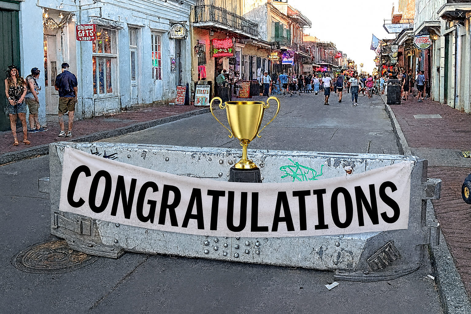 Bourbon Street Barriers New Orleans The Sadvocate Louisiana