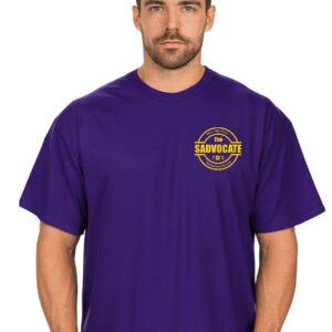 Purple Sadvocate Shirt Gold