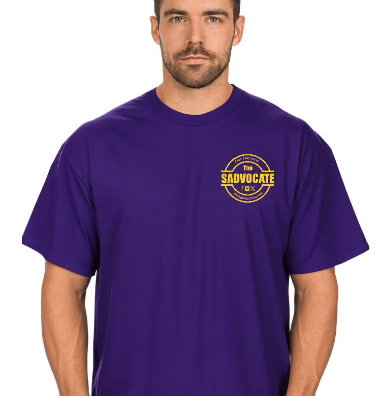 Purple Sadvocate Shirt Gold