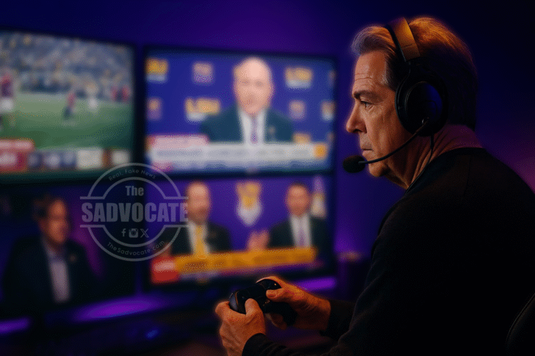 Entire LSU Football Program Revealed to Be Advanced EA Sports Simulation Being Operated by Nick Saban