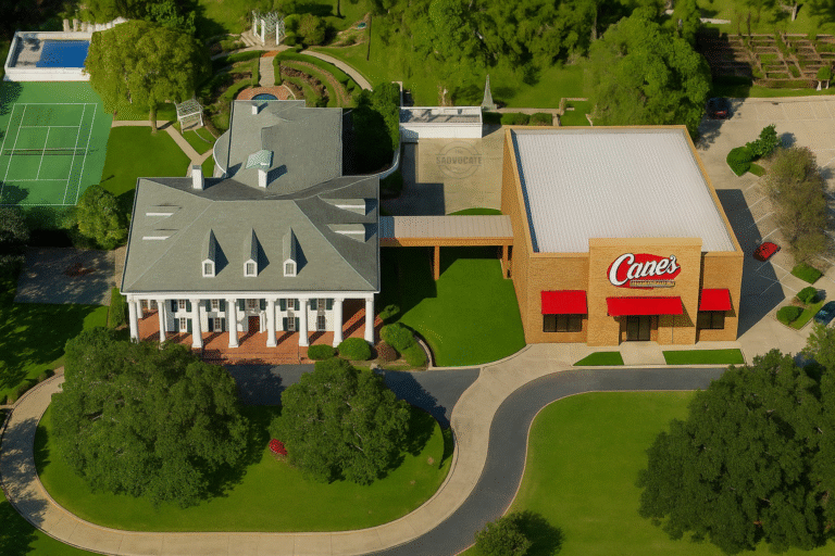 Governor’s Mansion Expansion Includes Cane's Dining Hall, Dedicated Drive Thru Lane for Political Allies
