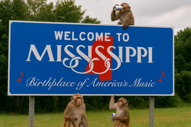 HIV-Infected Monkeys From Tulane Escape Into Mississippi, Boost State’s Average IQ by Historic Margins