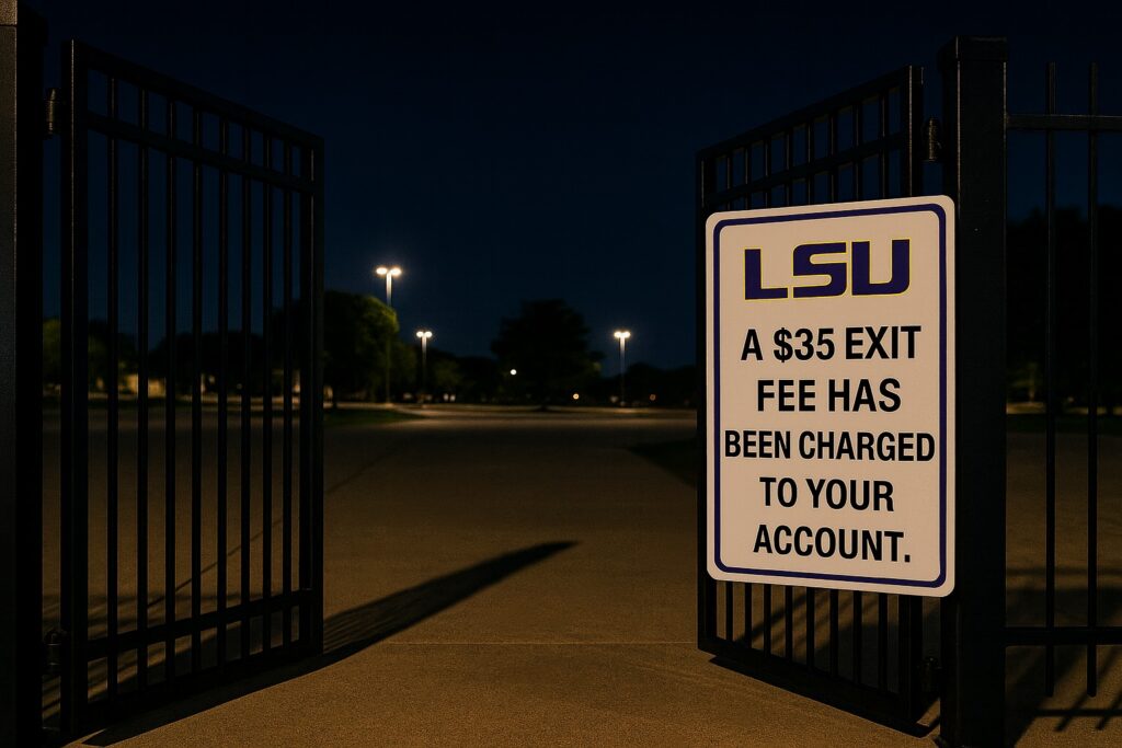 LSU Cancels Ticket Price Hike, Introduces Mandatory $35 Fee to Leave Stadium