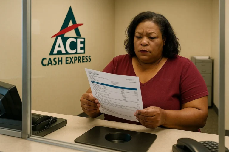 New Orleans Official Seen in Line at Ace Cash Express Holding Utility Bill and Proof of Residence