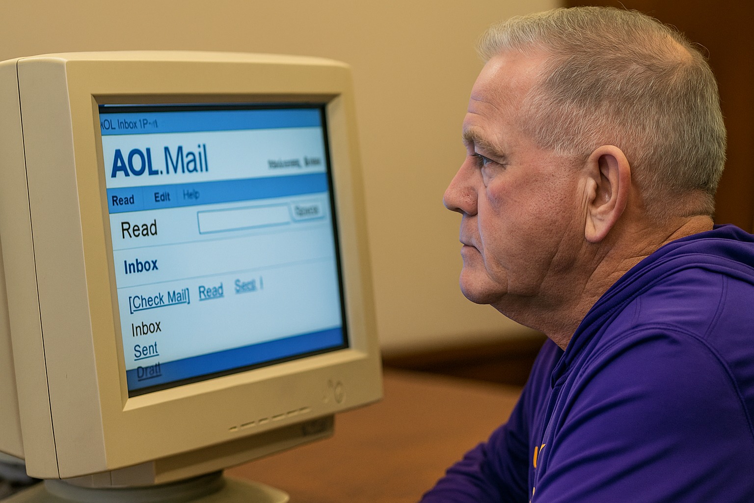 Brian Kelly LSU Lawsuit Contract The Sadvocate AOL Email