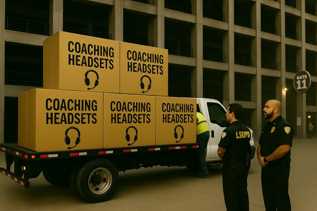 Saban Headset LSU Coach Baton Rouge The Sadvocate