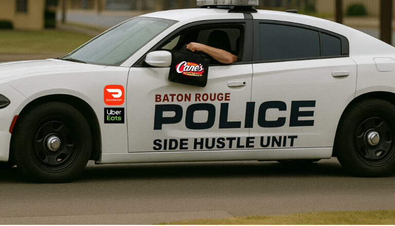 In Lieu of Raises, City-Parish Authorizes BRPD to Deliver for DoorDash and UberEats in Patrol Vehicles The Sadvocate