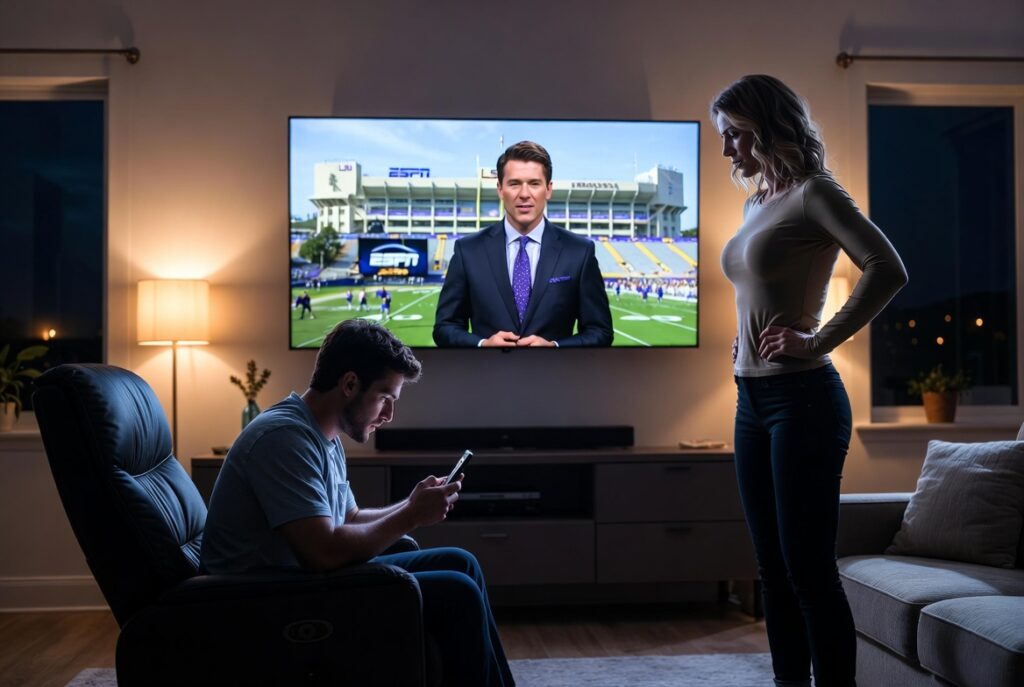 Kiffin Saga Forces Louisiana Men To Admit They Haven’t Heard a Word Their Wives Said Since Tuesday