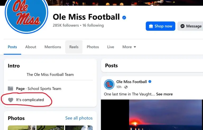 Ole Miss Football Changes Facebook Relationship Status to “It’s Complicated” After Hiring LSU Interim Coach