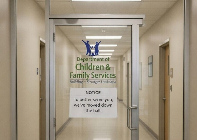 Louisiana Senator Proposes Fixing Child Services By Moving It 300 Feet Down the Hall