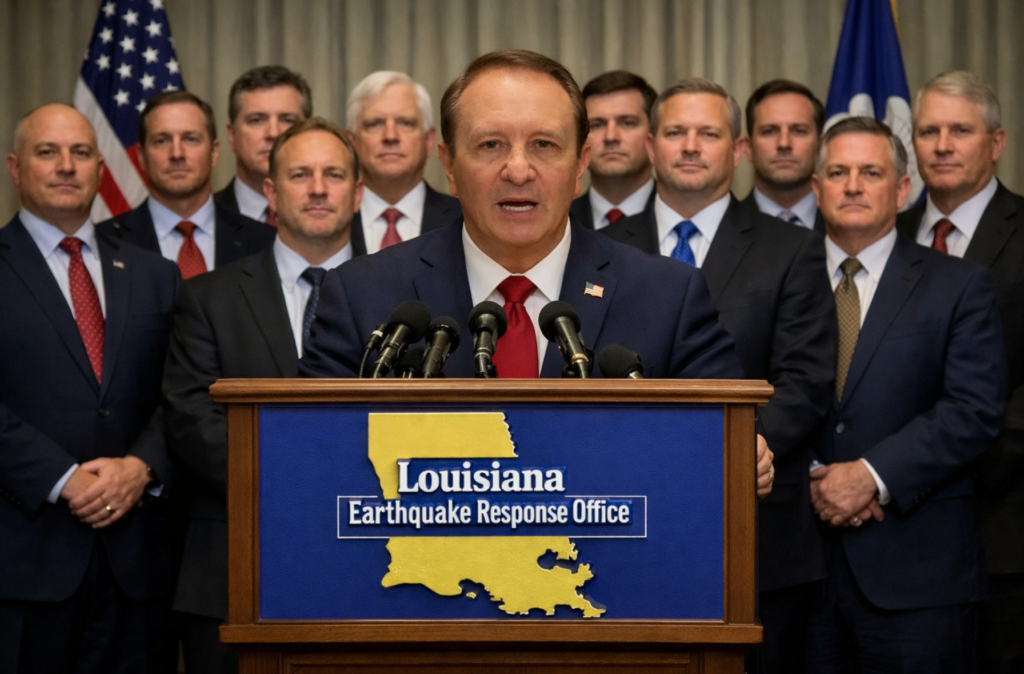 Jeff Landry Announces New Earthquake Response Office, Staffed With 14 Friends From Campaign