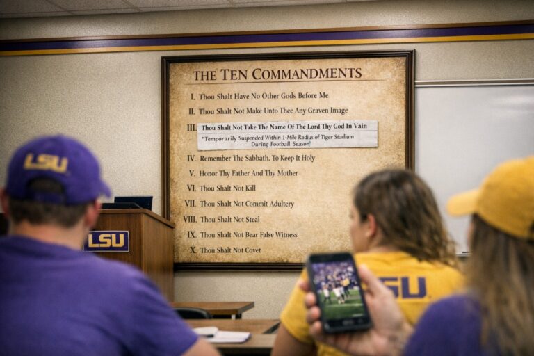 LSU Ten Commandments