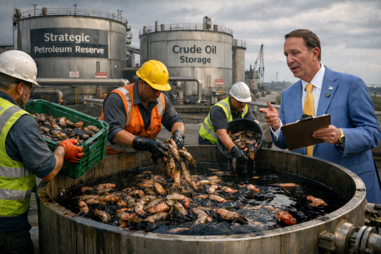 Landry to Relocate Gulf Seafood Into Strategic Petroleum Reserve Where Oil Levels Are Currently Lower