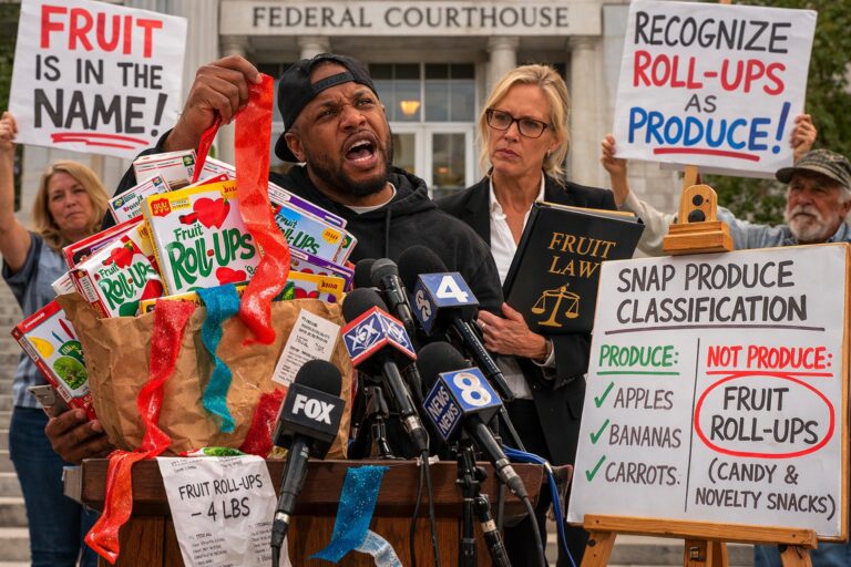 SNAP Recipients File Lawsuit After Learning 4 Pounds of Fruit Roll-Ups Do Not Qualify as Produce
