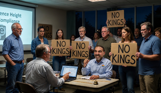 No Kings Protestors Baton Rouge HOA