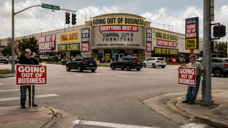 Baton Rouge Furniture Store Celebrates 1,000th Consecutive Day Of Going Out Of Business
