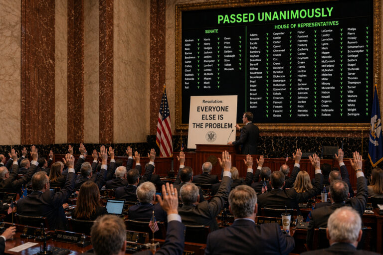 Louisiana Legislature Passes Bipartisan Resolution Declaring Everyone Else The Problem