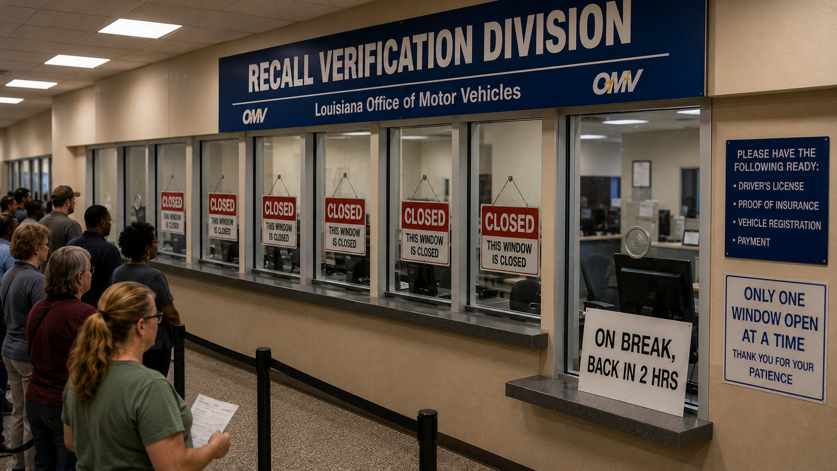 Landry Reassigns Entire DMV Workforce to Recall Verification Division, Results Expected by Early 2031