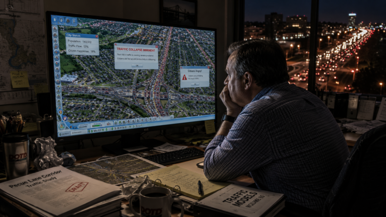 Officials Confirm Entire Pecue Lane Corridor Was Designed Using SimCity on Maximum Difficulty
