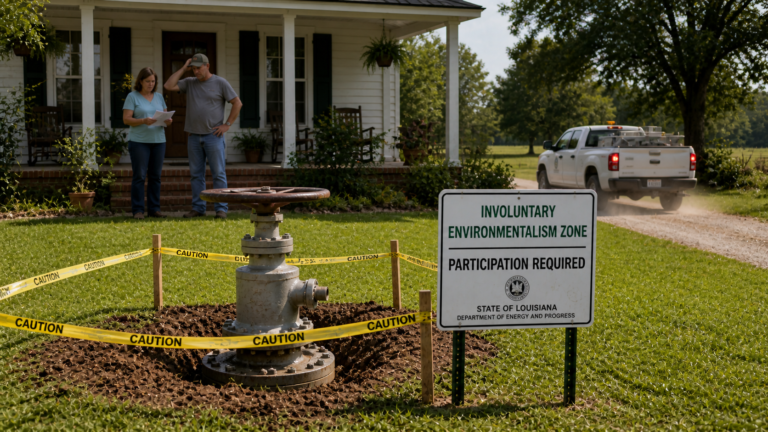 State Encourages Landowners to Think of Carbon Capture Land Seizure as Involuntary Environmentalism