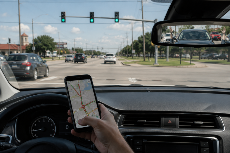 Baton Rouge Driver Misses Entire Green Light Looking At Waze To See Why Traffic Isn’t Moving