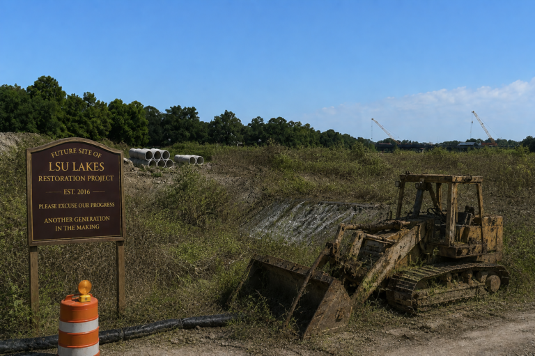 Officials Confirm LSU Lakes Construction Site Now Eligible For Historical Landmark Status