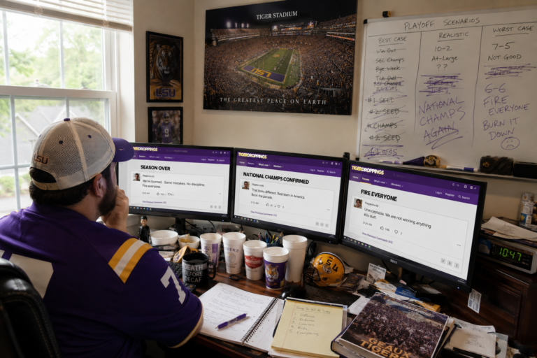 TigerDroppings Poster Declares Season Over, Back On, Then Over Again Before Lunch