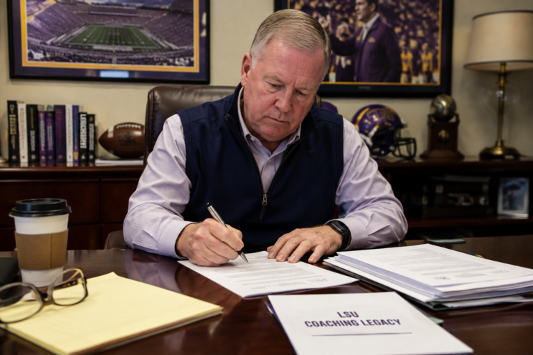 Brian Kelly Sends LSU Cease-And-Desist Letter To Protect Legacy Of Blaming Team After Every Loss