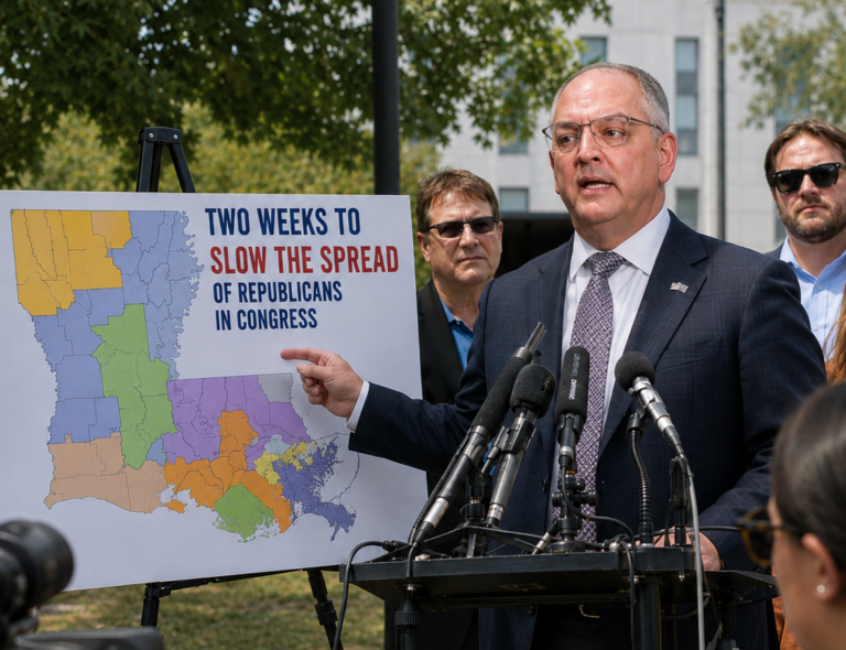 John Bel Edwards Launches Two-Week Campaign To Slow The Spread Of Republicans In Congress