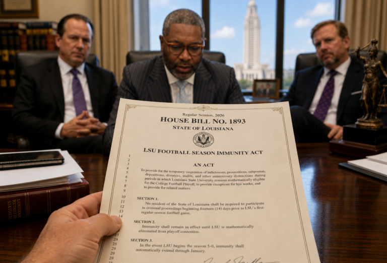 Lamont Cole Asks Judge To Throw Out Indictment Under Louisiana’s LSU Football Season Immunity Act