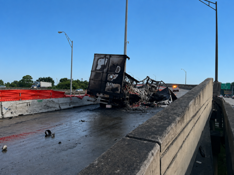 Truck Fire Closes I-10, Leaves Average Baton Rouge Commute Virtually Unchanged