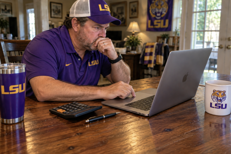 LSU Fan Who Wanted Entire Coaching Staff Fired Last Week Now Looking At National Championship Hotels