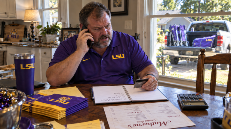 LSU Fan Says He’s Done Supporting LSU, Immediately Orders $500 in Tailgate Platters From Matherne’s for Saturday