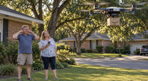 Broadmoor Residents Order Earplugs To Drown Out Amazon Drones, Furious To Learn They’re Arriving By Drone