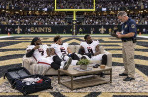 Falcons Fined for Making Themselves at Home in Saints End Zone Without Short-Term Rental Permit