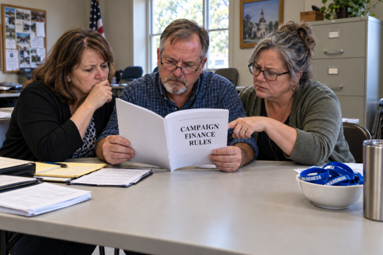 Central Nonprofit Adds Campaign Finance Law to List of Things It Hopes to Raise Awareness About