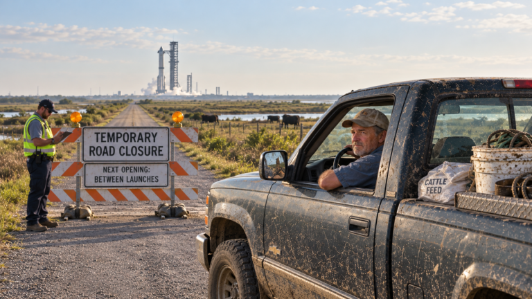 SpaceX Clarifies Pecan Island Won’t Be Permanently Closed to Residents, Just Temporarily Closed All Day